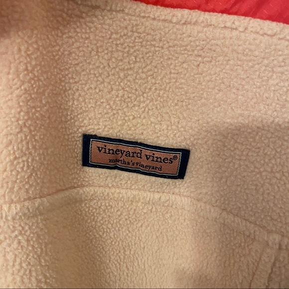Vineyard Vines Fleece 1/4 Zip Pullover L - Picture 2 of 6